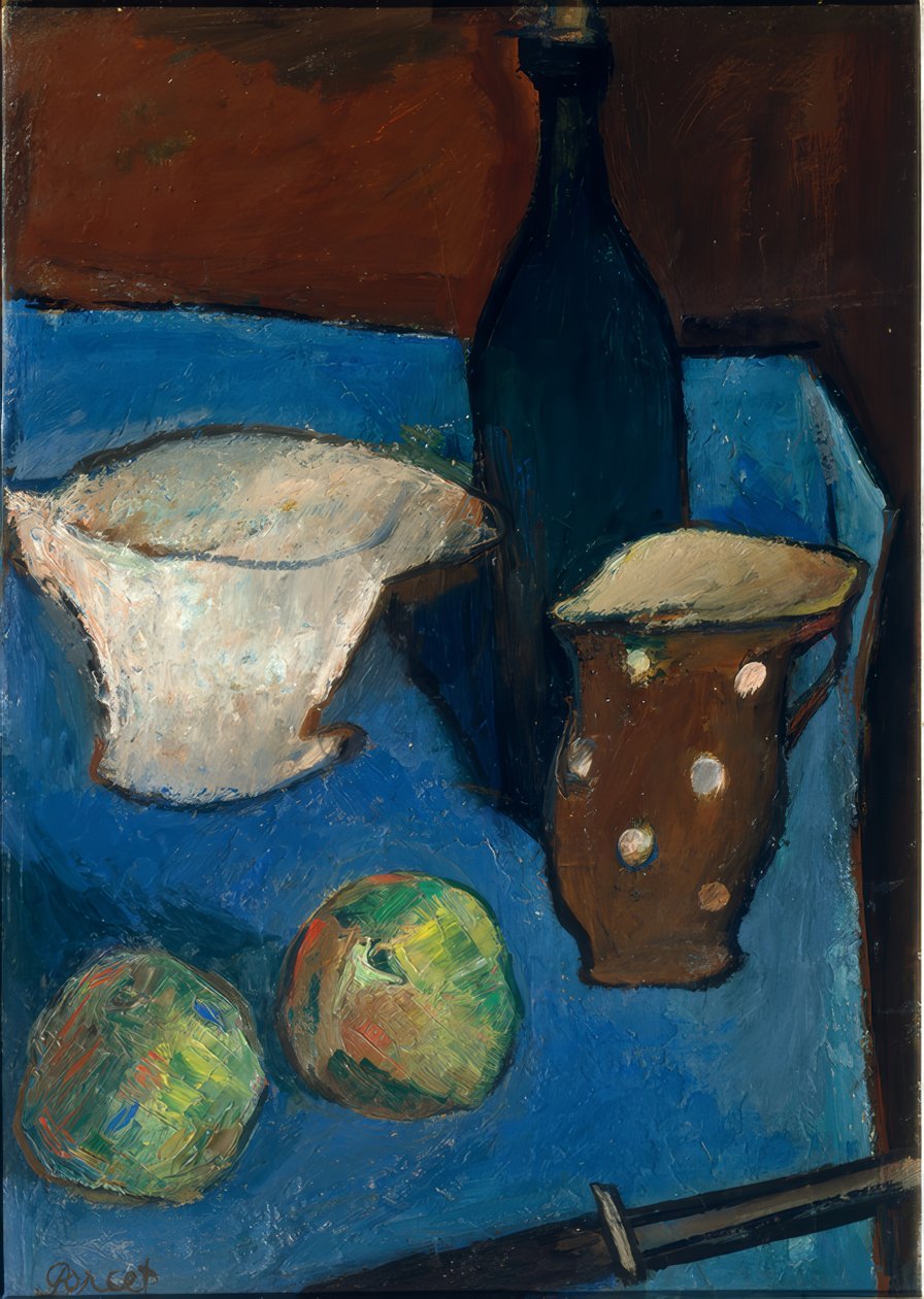 Das blaue Tischtuch von Marcel Poncet