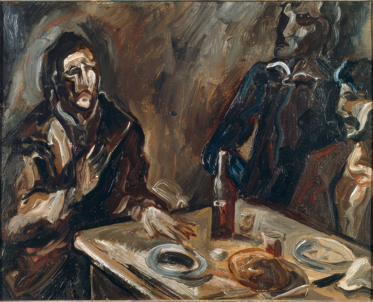 Die Pilger von Emmaus von Marcel Poncet