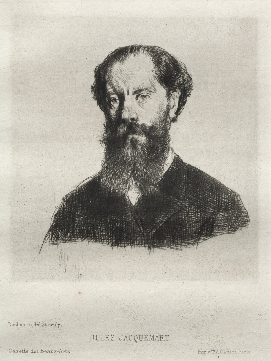 Jules Jacquemart, 1876 von Marcellin Gilbert Desboutin