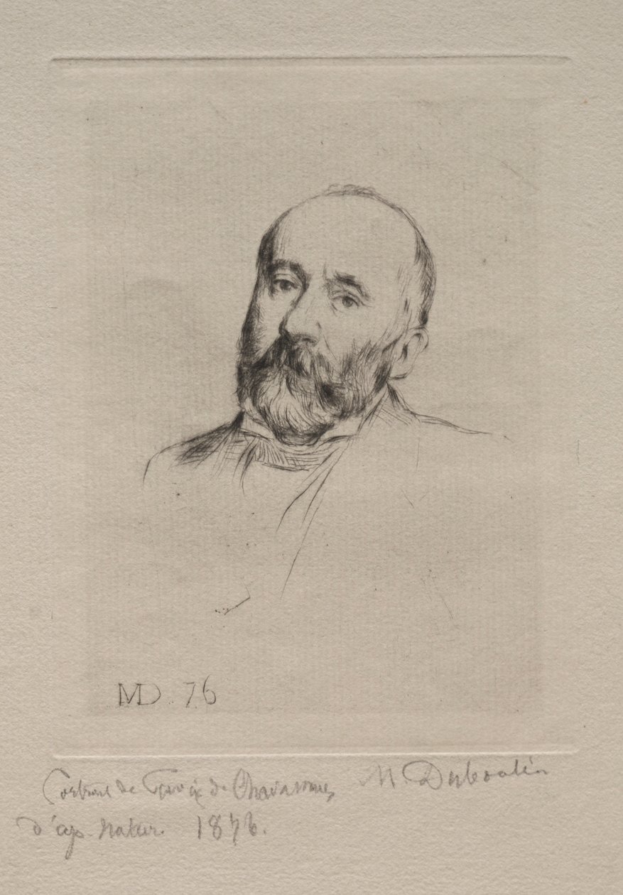 Puvis de Chavannes, 1876 von Marcellin Gilbert Desboutin
