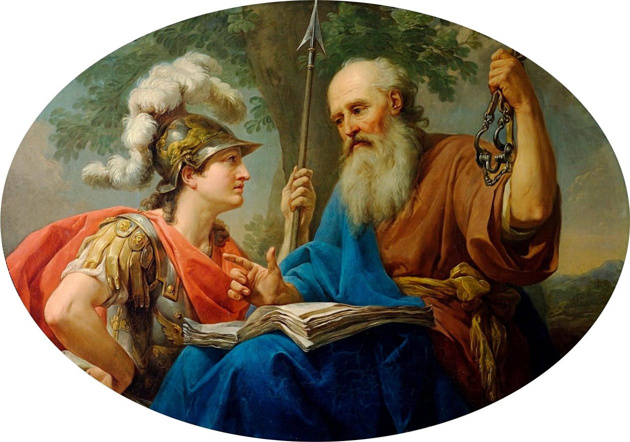 Alkibiades wird von Sokrates unterrichtet von Marcello Bacciarelli