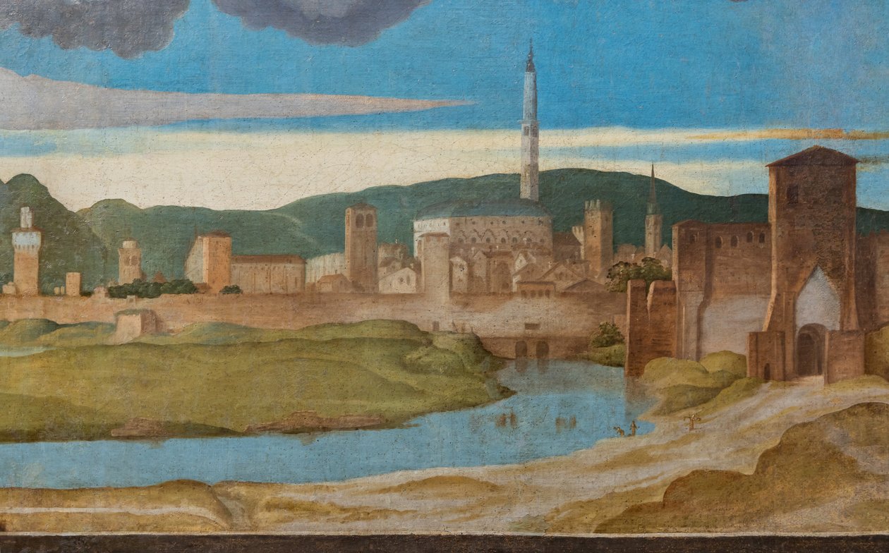 Detail der Stadt Vicenza von Marcello Fogolino