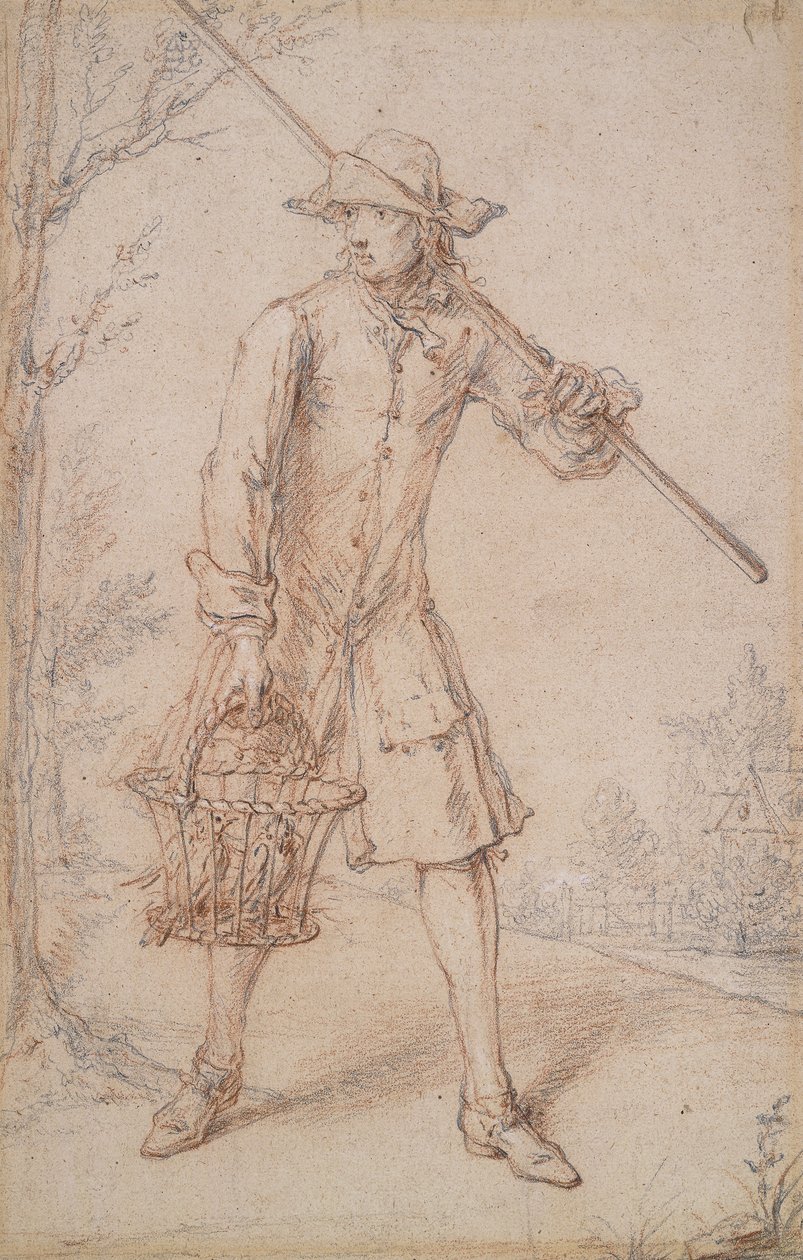 Ein Vogelfänger von Marcellus the Elder Laroon