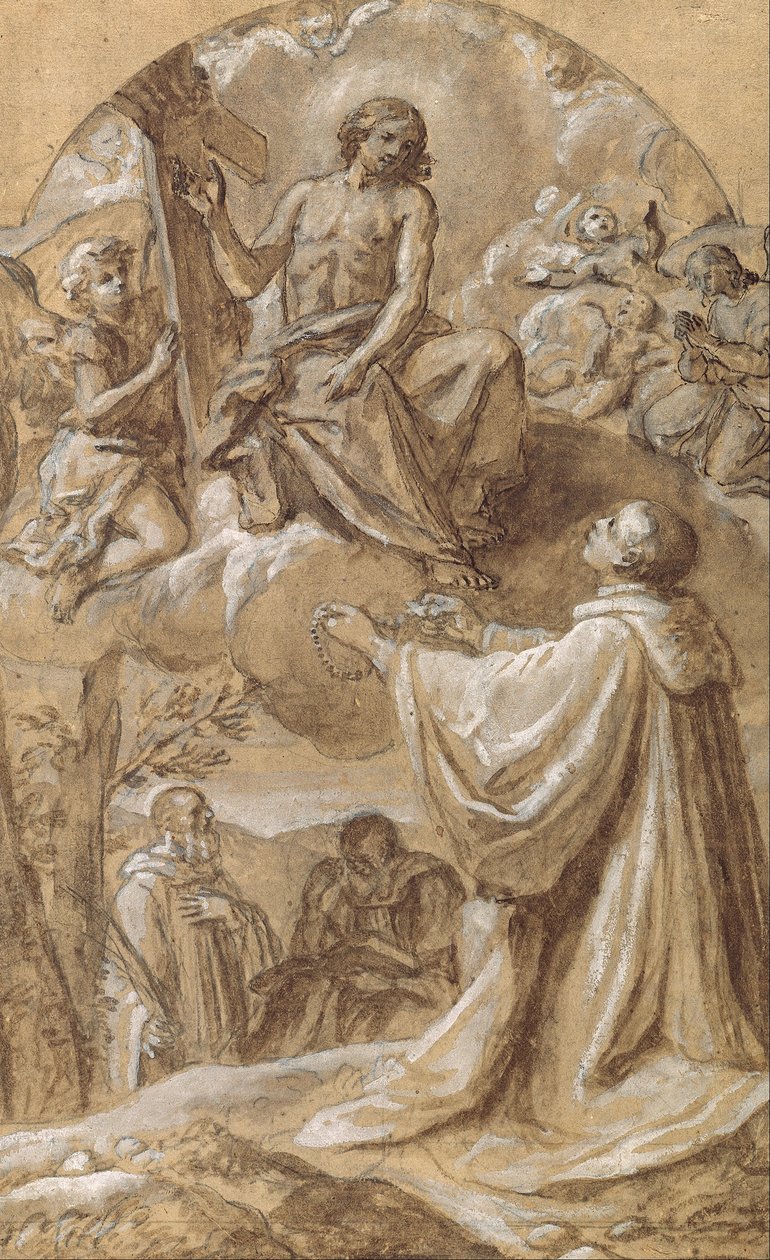 Christus erscheint dem seligen Michael von Camaldoli von Marco Benefial
