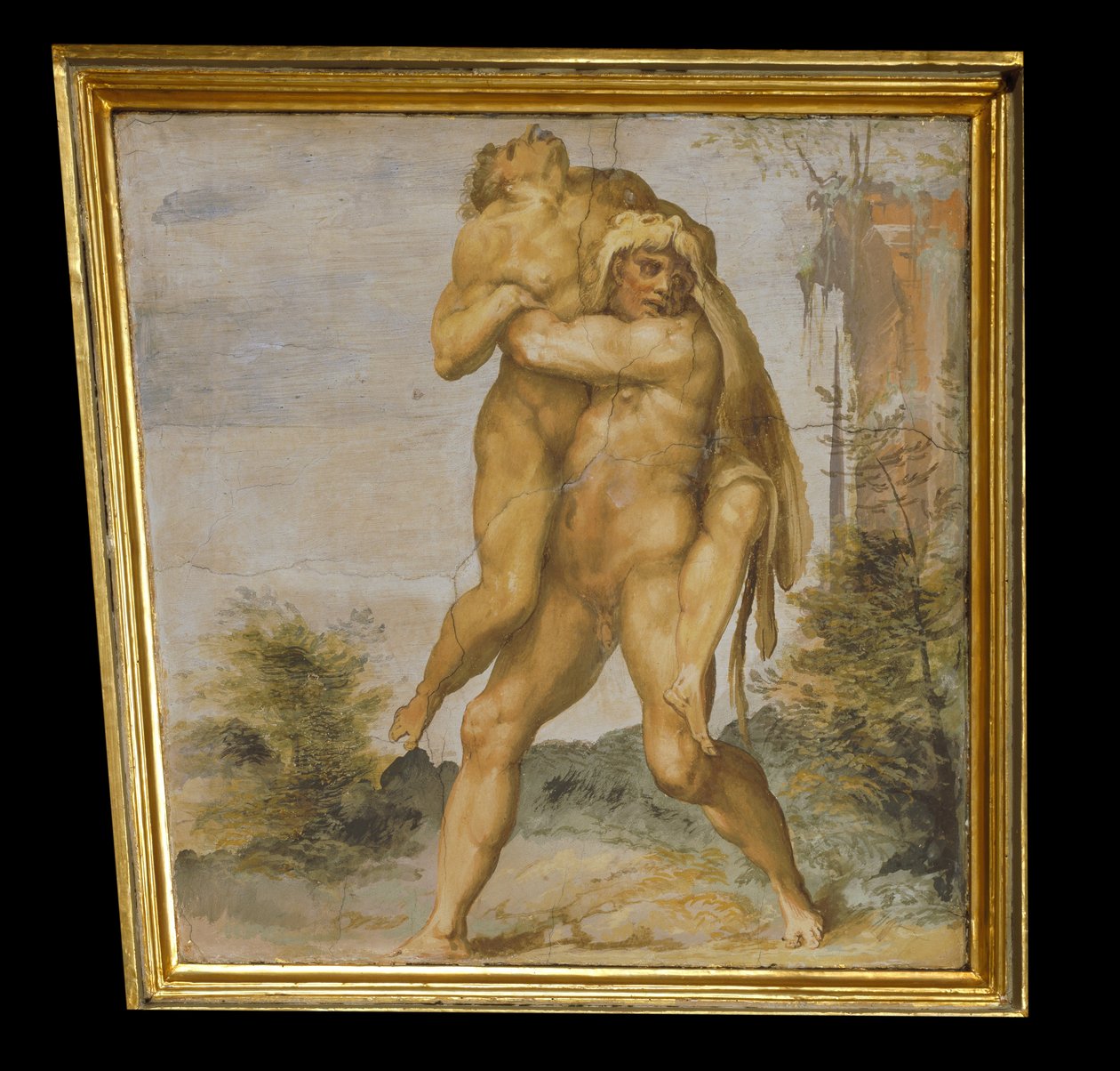 Herkules erstickt Antäus von Marco Marchetti from Faenza