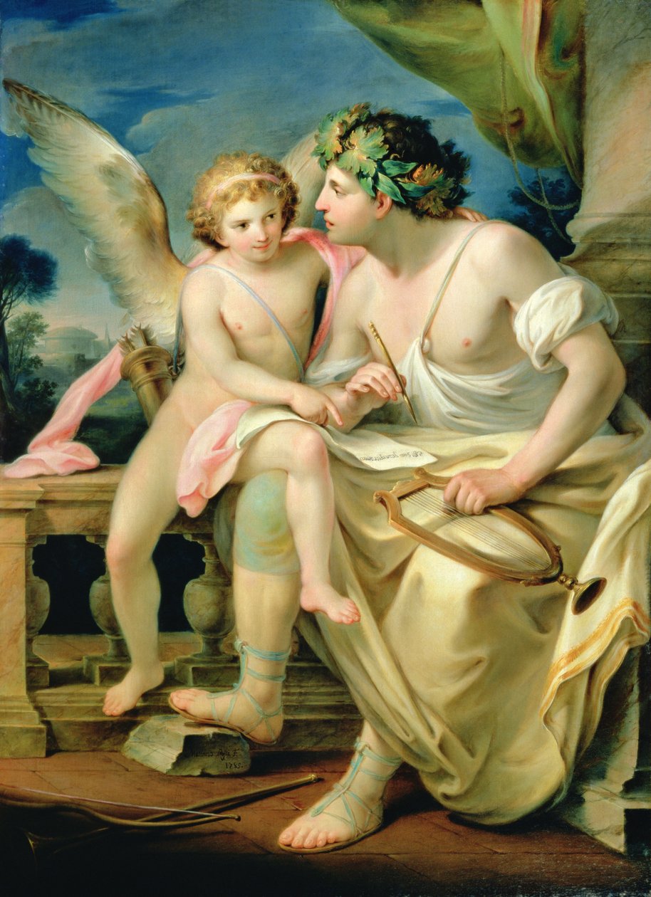Inspiration des Dichters, 1785 von Marco Rossi