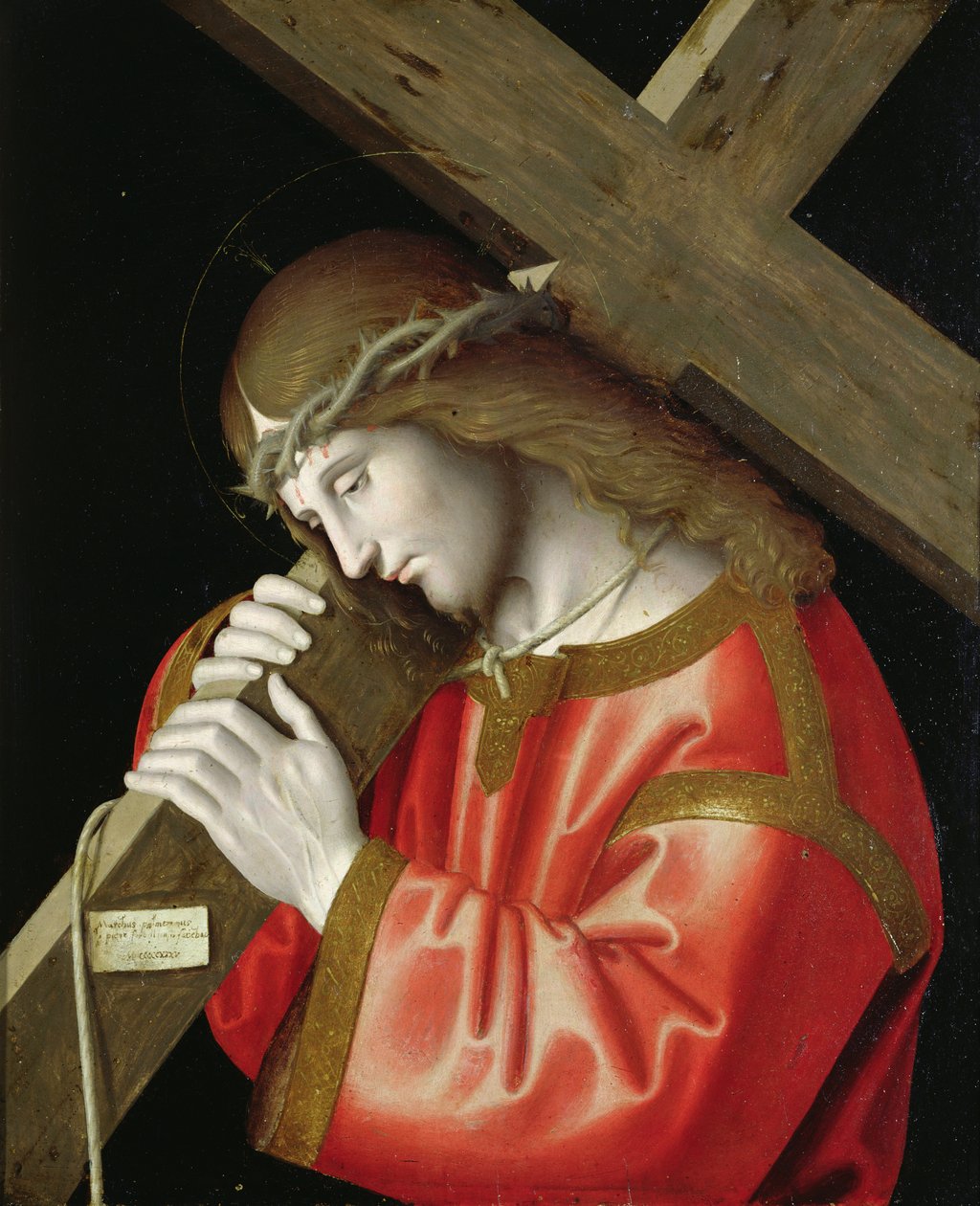 Christus trägt sein Kreuz von Marco Palmezzano