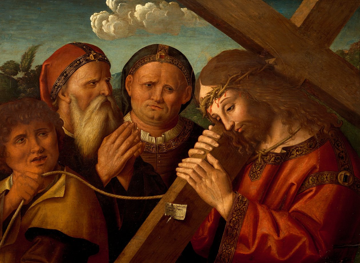 Der Weg nach Golgatha von Marco Palmezzano