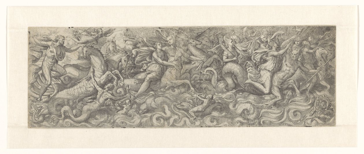 Triumph des Neptun von Marco dell