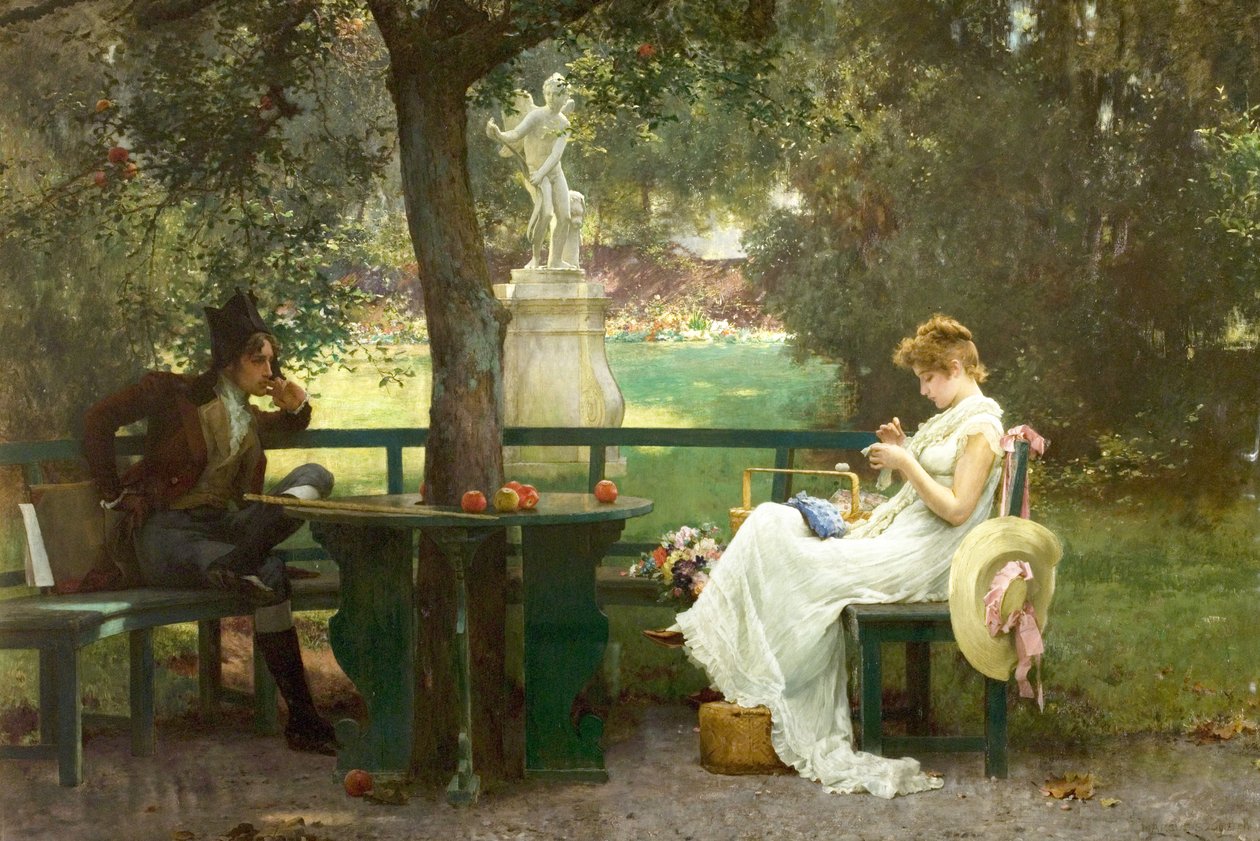 Verliebt, 1888 von Marcus Stone