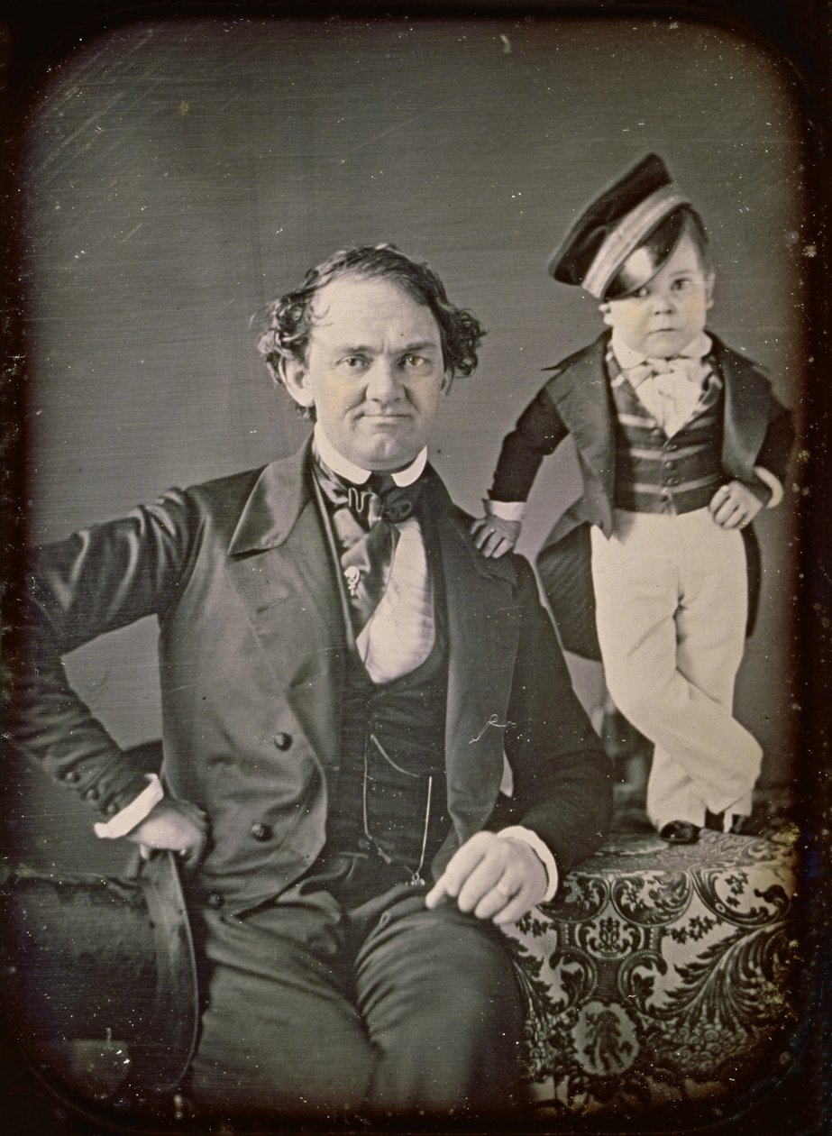 P.T. Barnum und General Tom Thumb von Marcus Aurelius Root