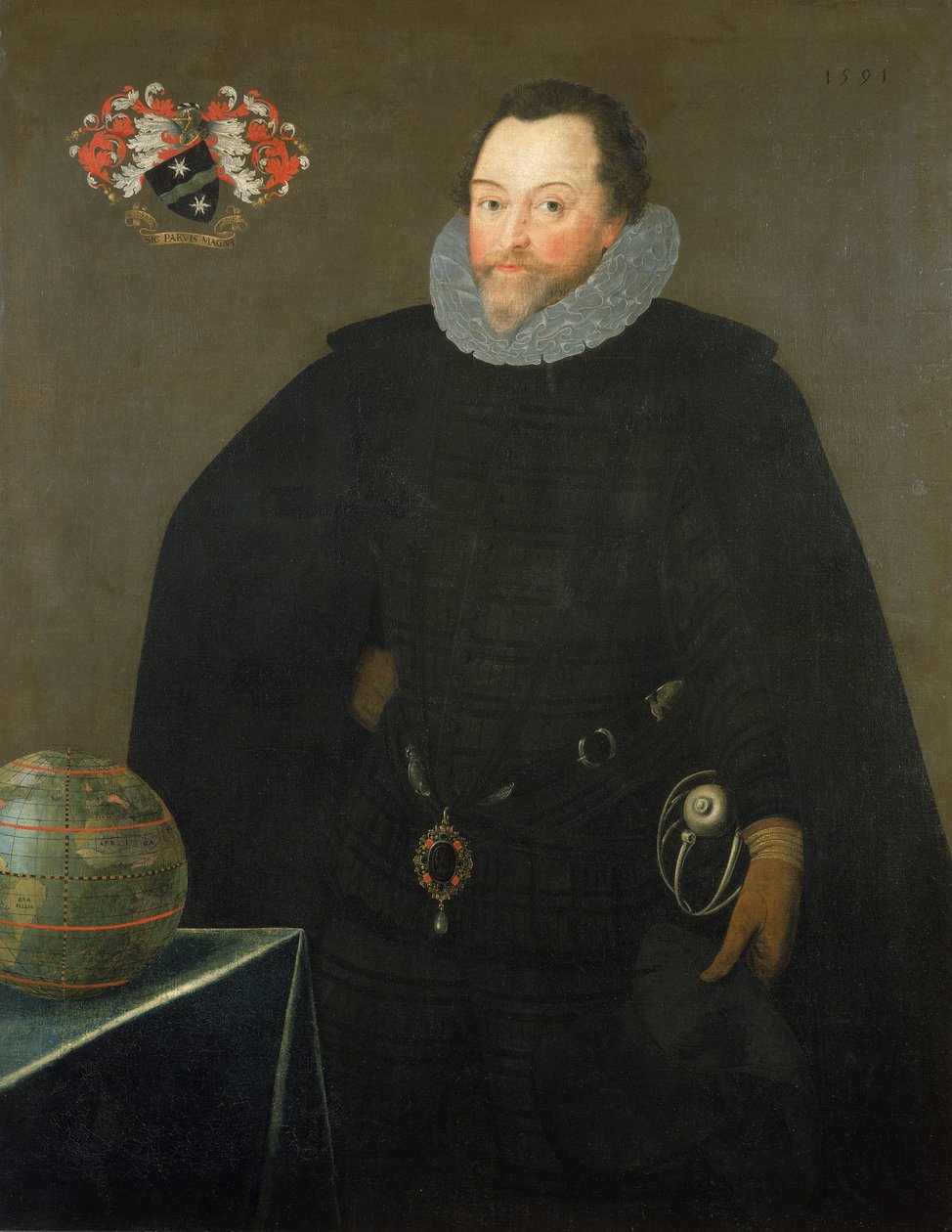 Sir Francis Drake (1540-1596) von Marcus the Younger Gheeraerts