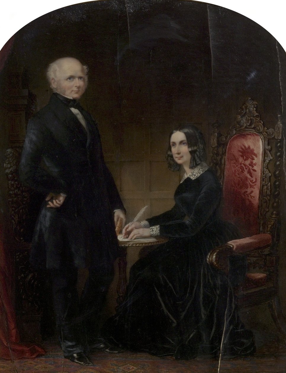 William und Mary Howitt von Margaret Gillies