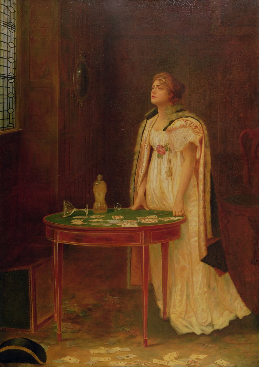Die Frau des Spielers, 1897 von Margaret Murray Cookesley