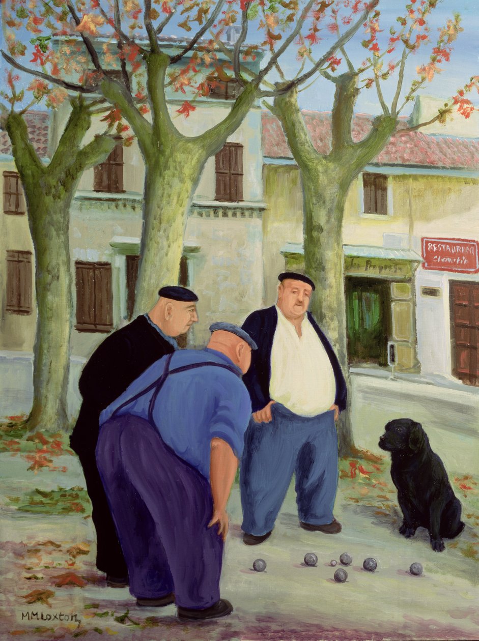 Boulespieler von Margaret Loxton