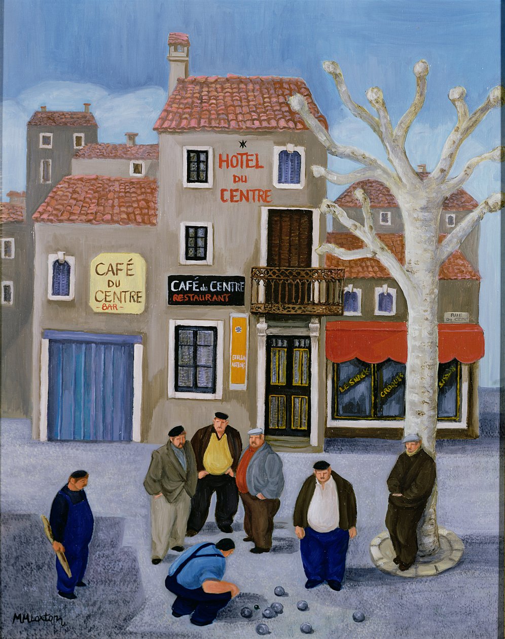 Cafe du Centre von Margaret Loxton