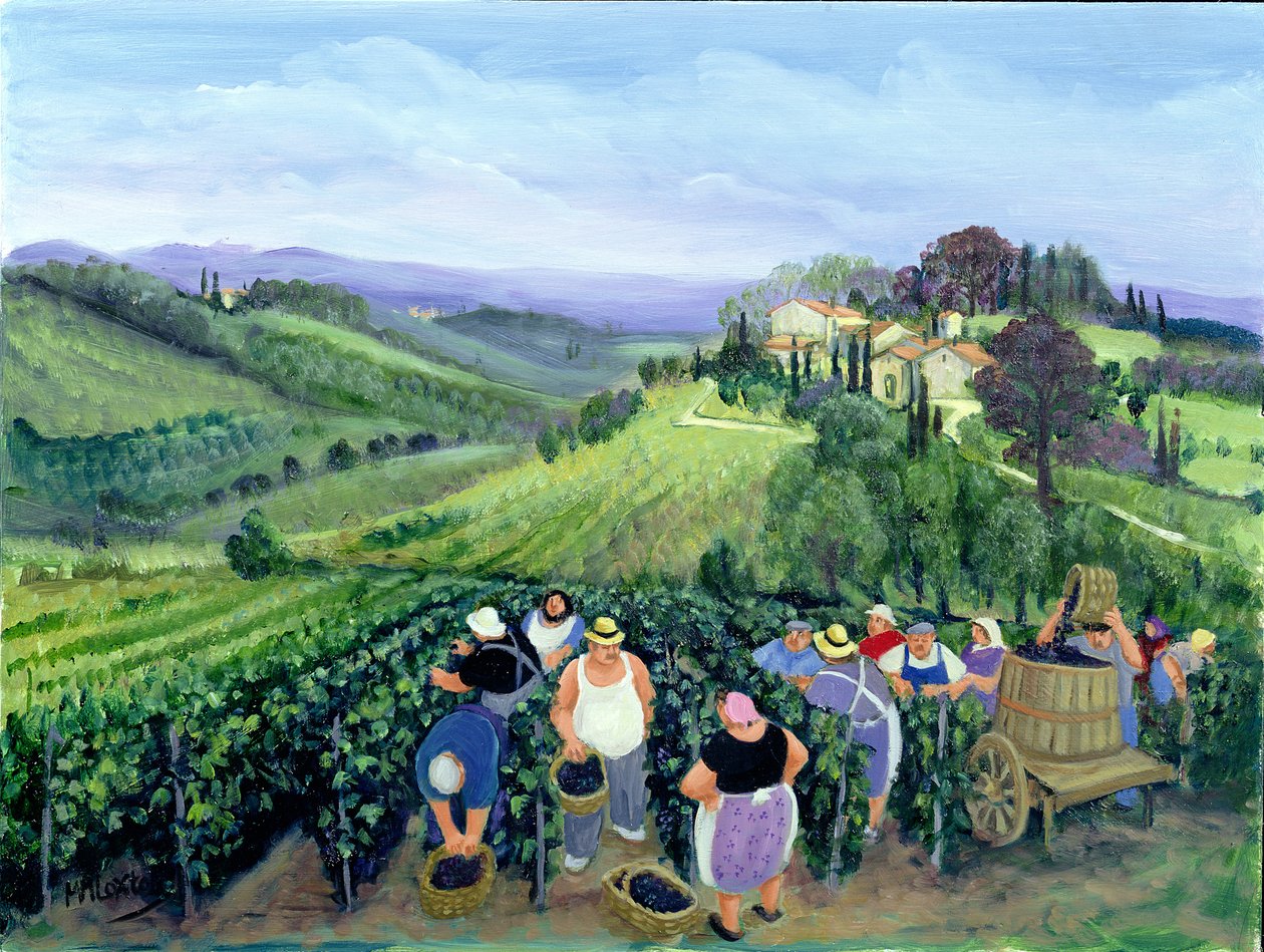 Chianti-Landschaft von Margaret Loxton