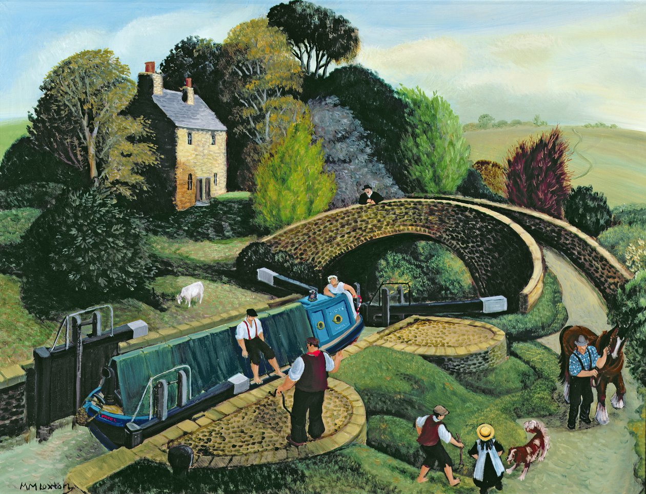 Aussperren von Margaret Loxton