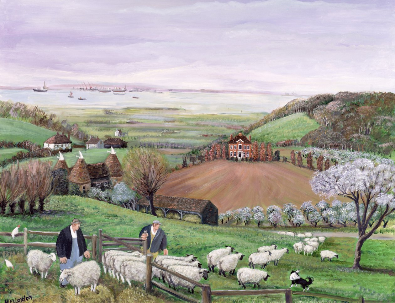 Thames-Ansicht von Margaret Loxton