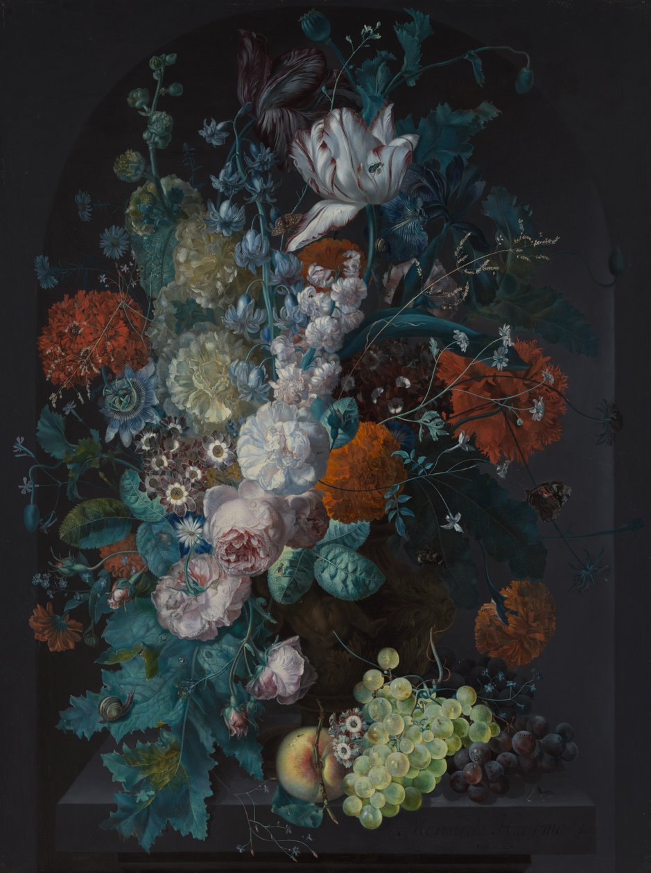 Eine Vase mit Blumen, 1716 von Margareta Haverman