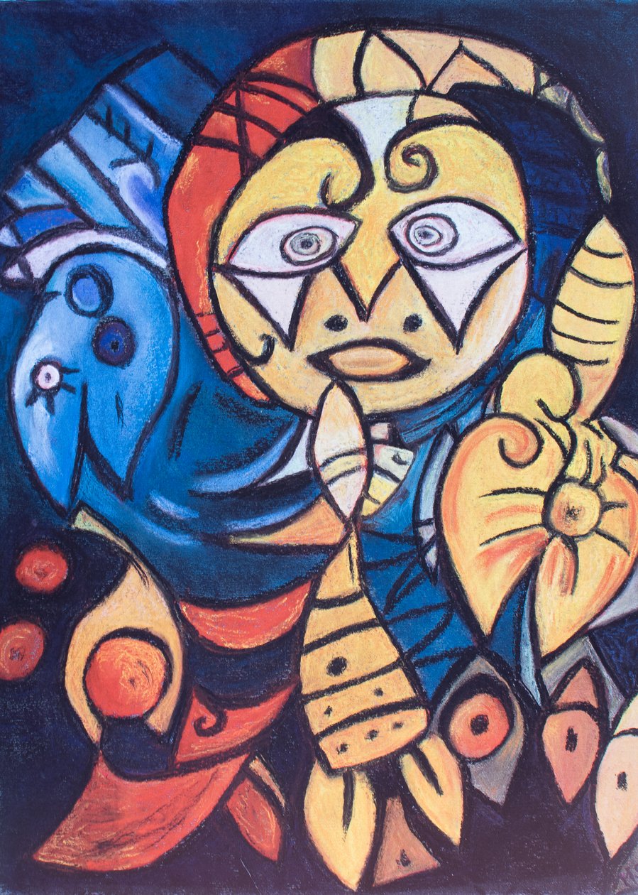 Starrende Augen, 2017 von Margo Starkey