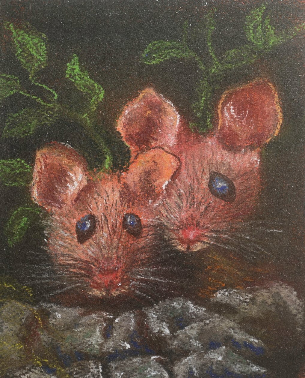 Zwei kleine Mäuse von Margo Starkey