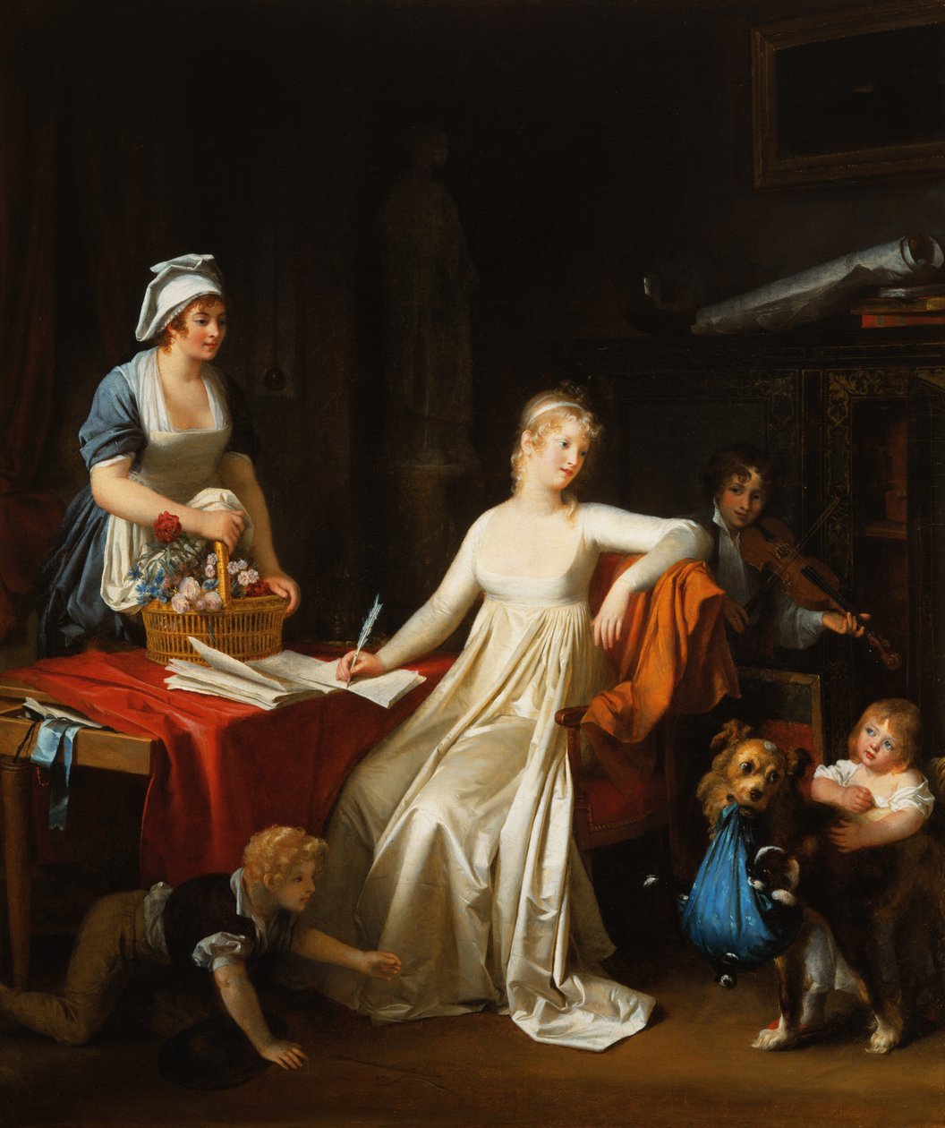 Die Unterbrechung, ca. 1800 von Marguerite Gerard