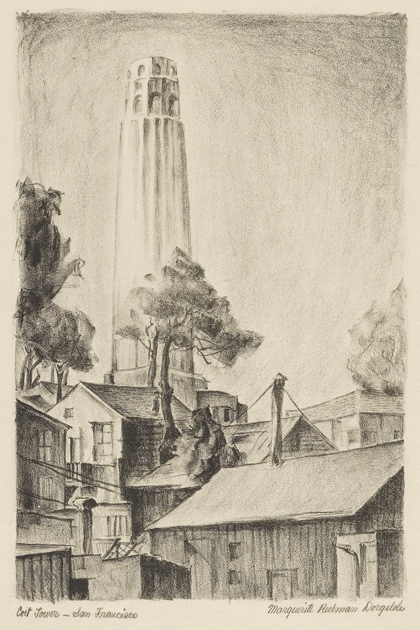 Coit Tower, San Francisco von Marguerite Redman Dorgeloh