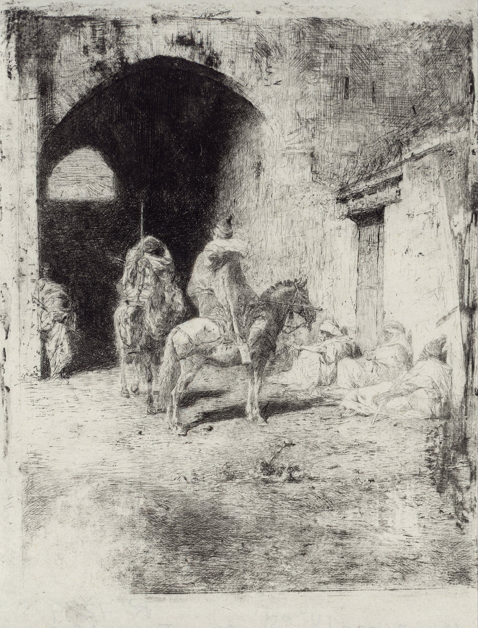 Kasbah-Wache in Tetouan von Marià Fortuny