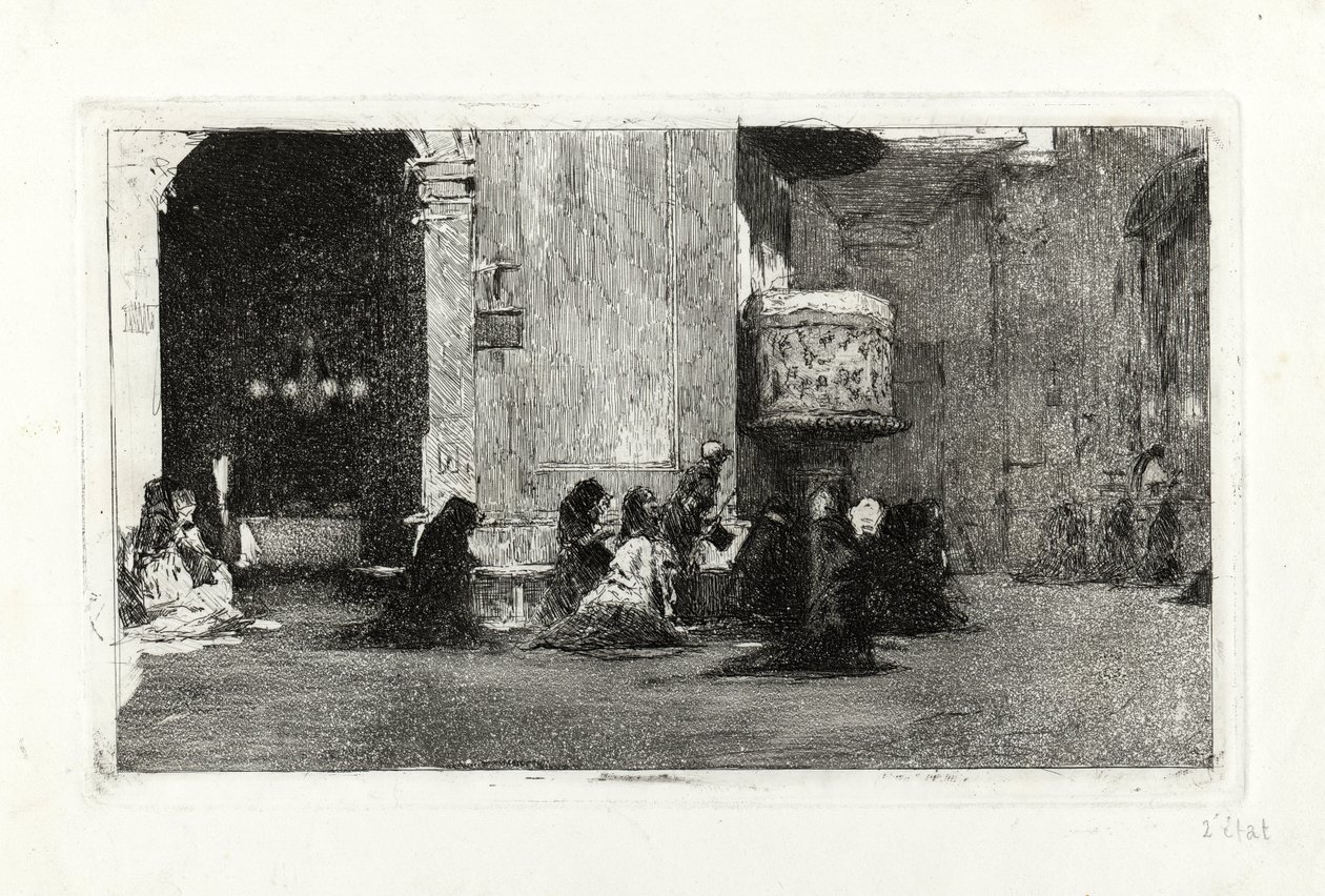 Innenraum der Kirche Sant Josep von Marià Fortuny