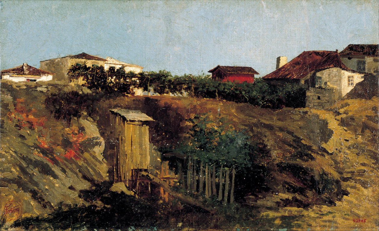 Landschaft bei Portici von Marià Fortuny