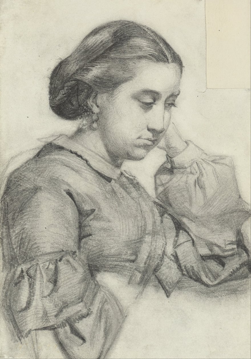 Büste einer jungen Dame von Marià Fortuny Marsal