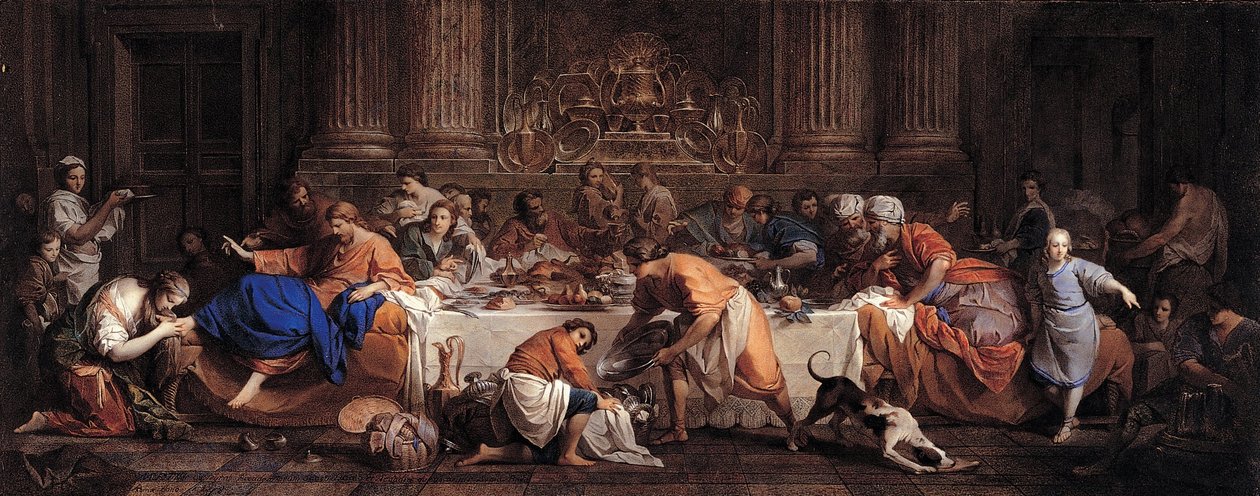 Abendessen im Haus des Pharisäers von Maria Felice Tibaldi Subleyras