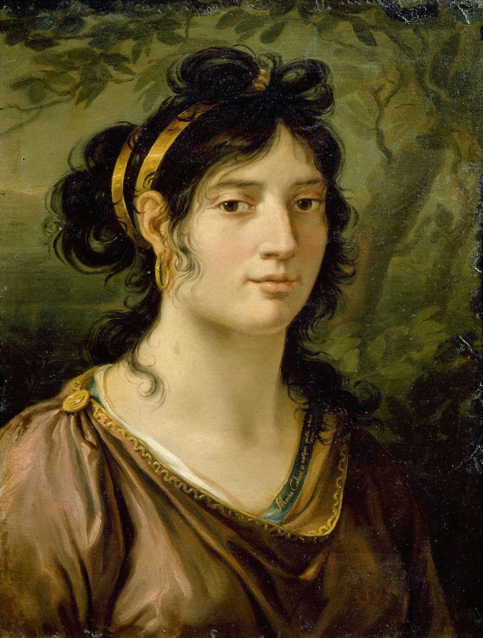 Selbstporträt von Maria Callani (1778-1803) von Maria Callani
