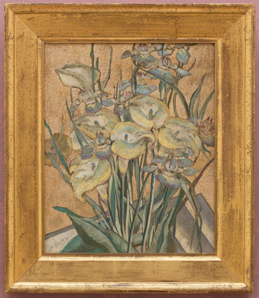 Schwertlilien und Calla-Lilien von Maria Oakey Dewing