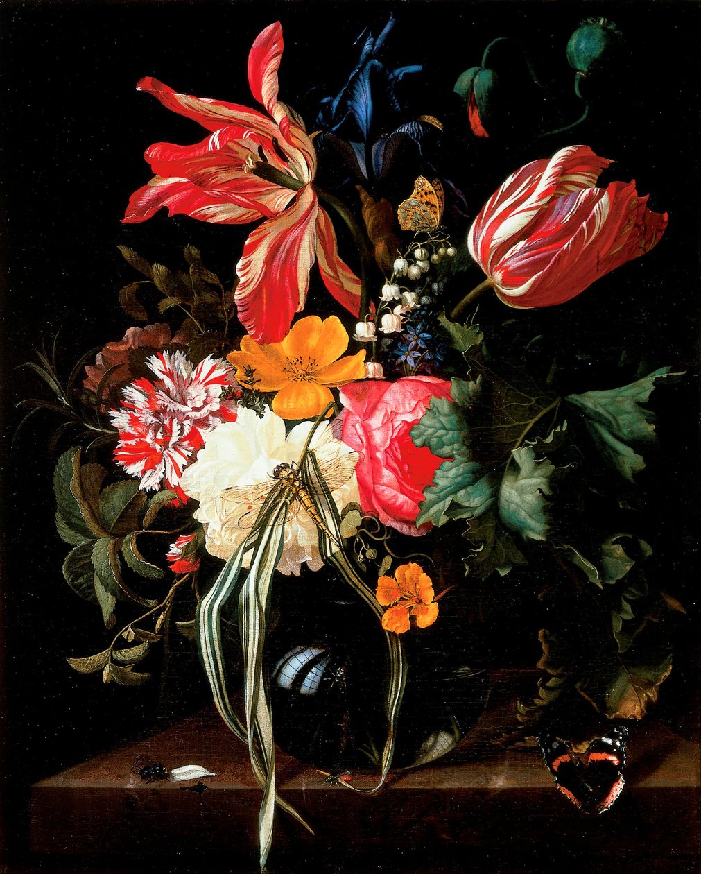 Blumenstillleben von Maria van Oosterwijck