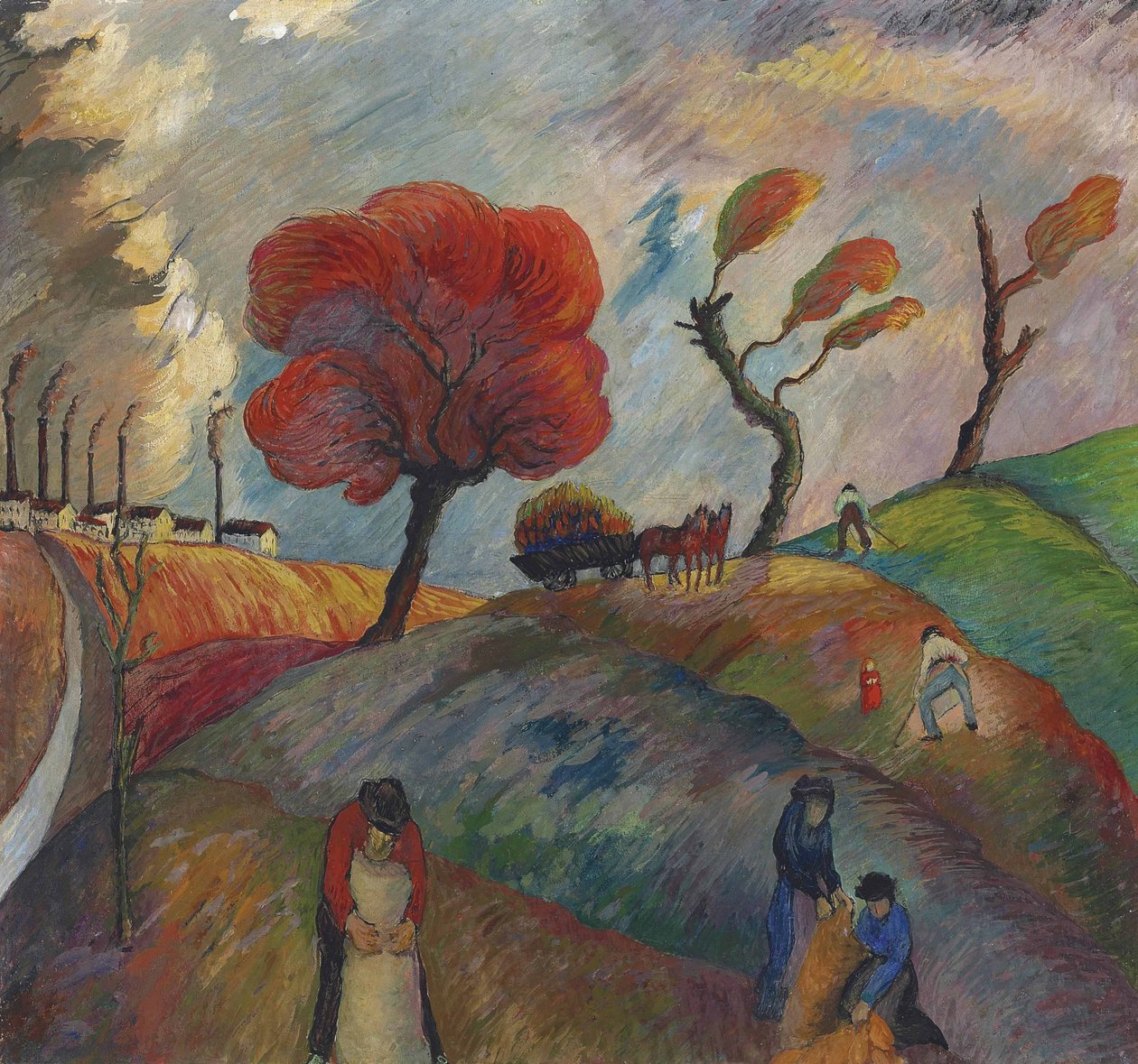 Ameisenhügel, um 1916 von Marianne von Werefkin