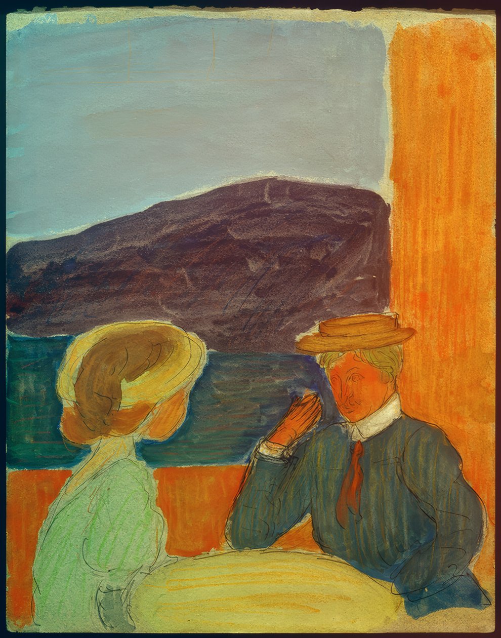 Paar im Gespräch von Marianne von Werefkin