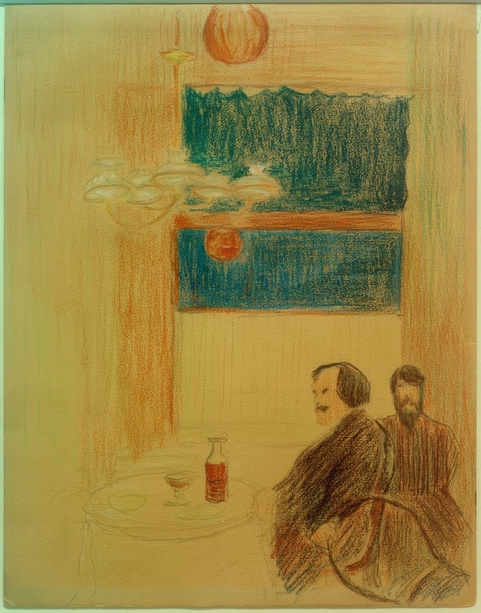 Zwei Männer im Lokal von Marianne von Werefkin