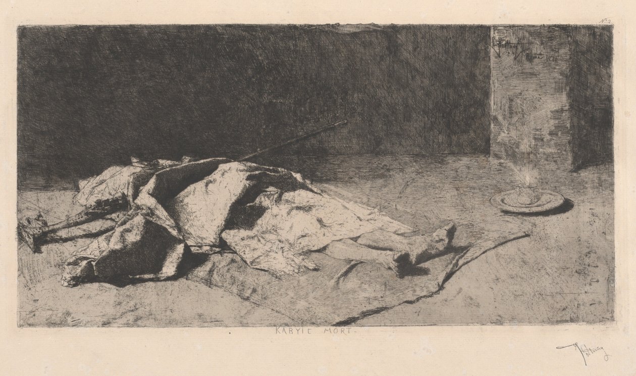 Toter Kabyle von Marià Fortuny