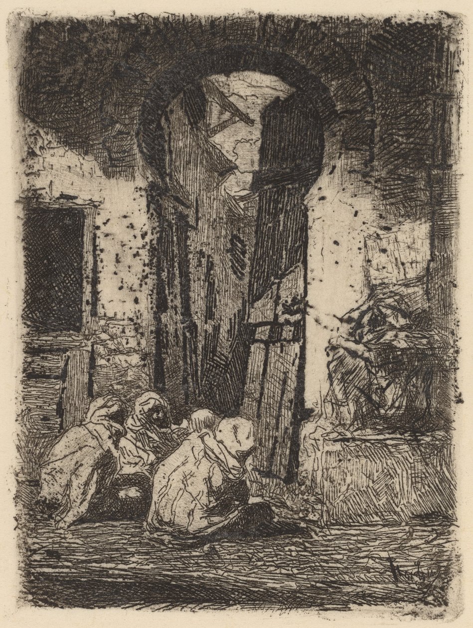 Tánger (Sitzende Araber) von Marià Fortuny