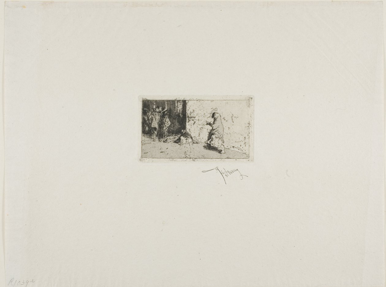 Eine Straße in Sevilla von Mariano Fortuny y Marsal