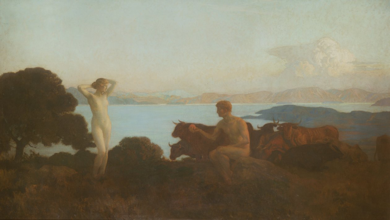 Das Urteil des Paris von Marie Auguste Emile Rene Menard