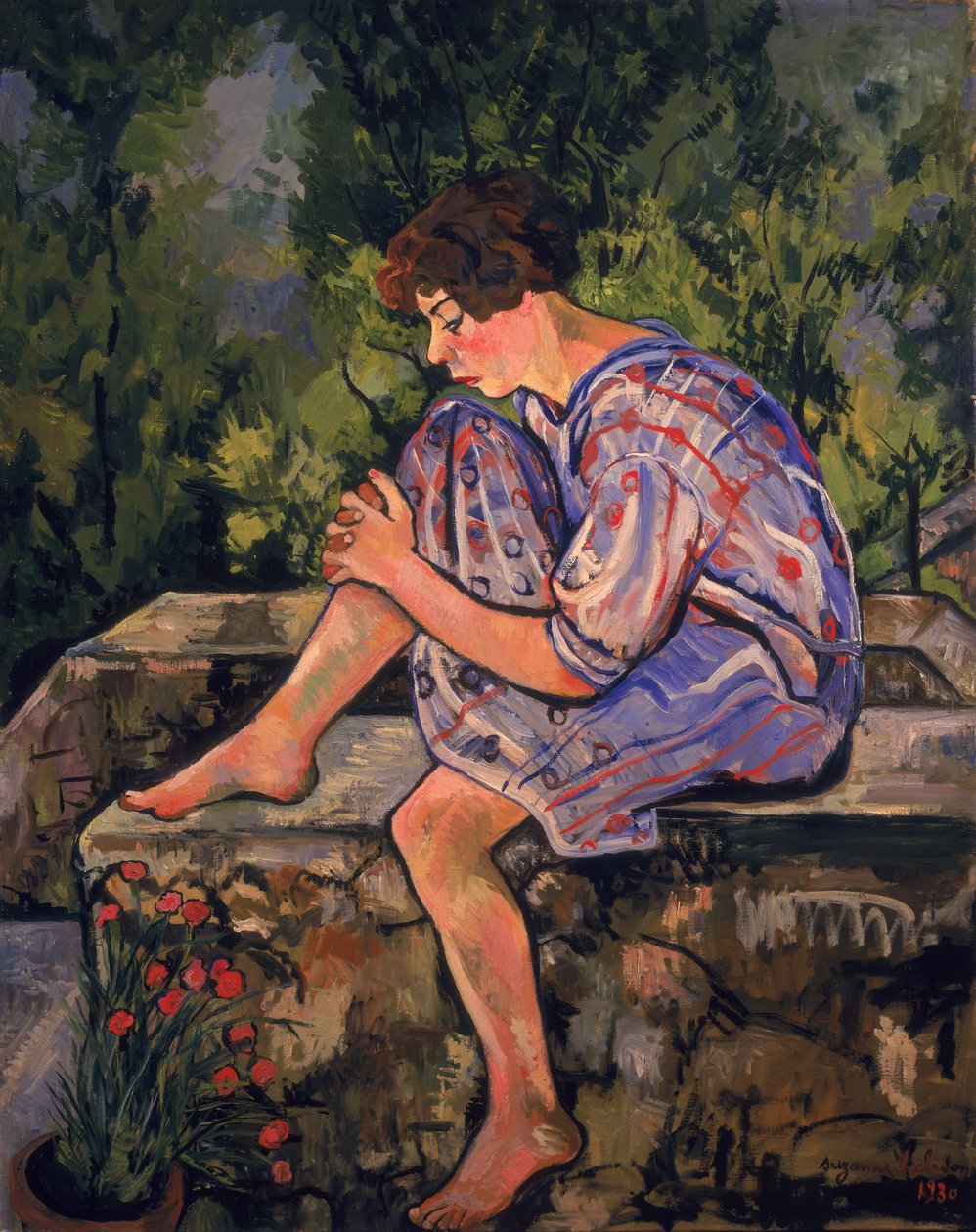 Sitzende junge Frau, 1930 von Marie Clementine (Suzanne) Valadon