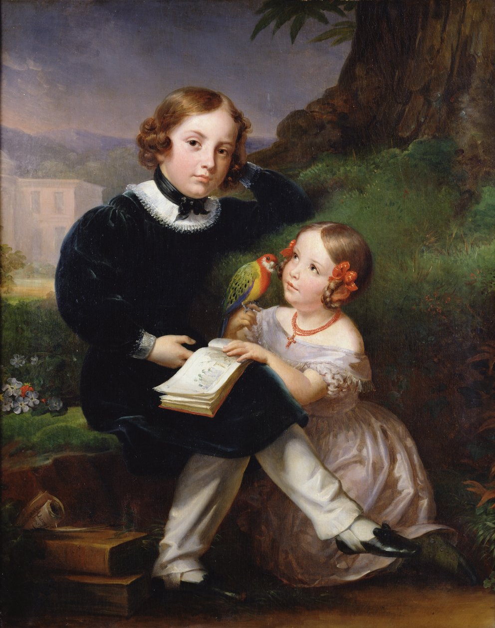 Porträt der Kinder von Pierre-Jean David d