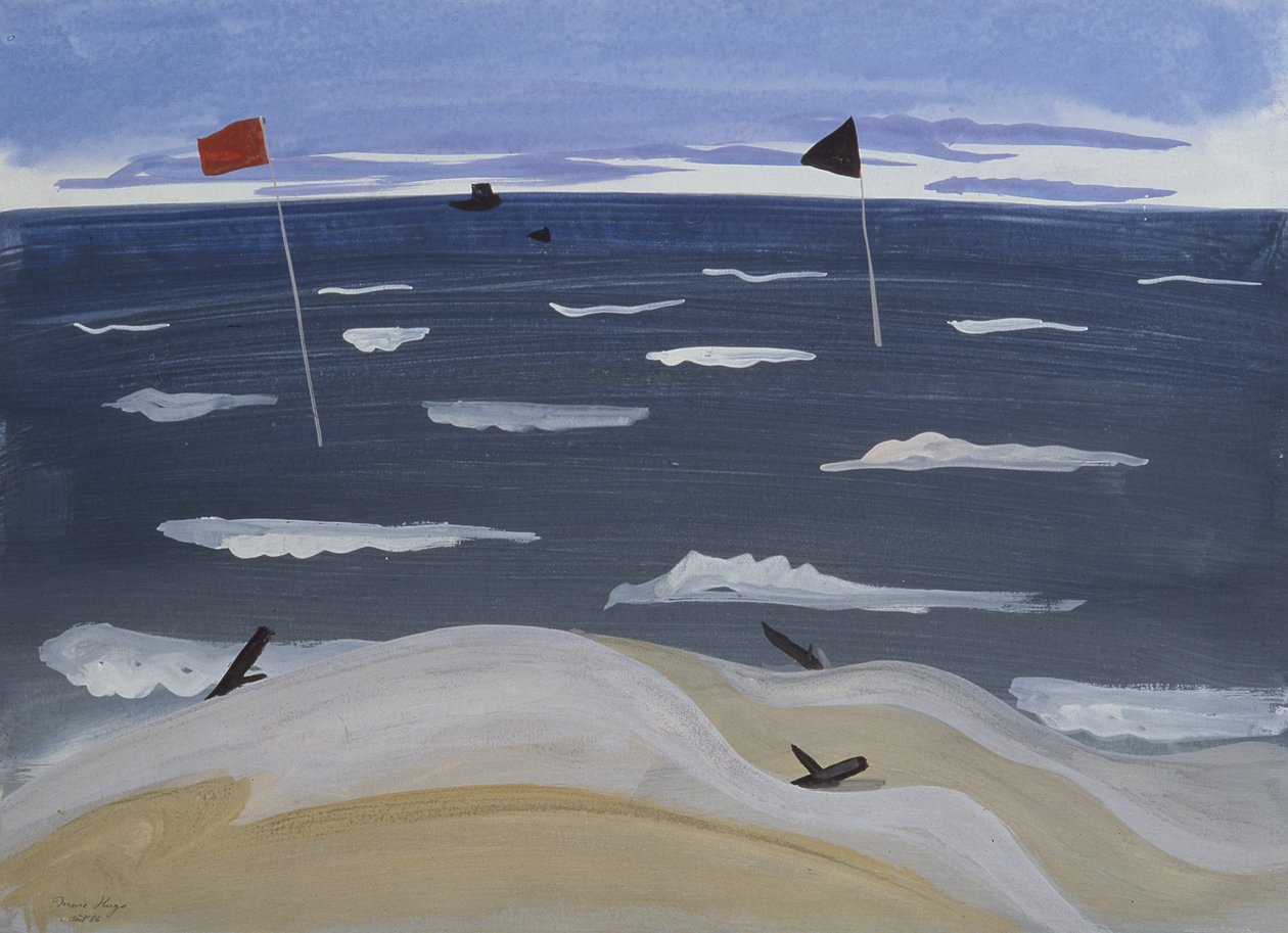 Das Meer bei Mistral, 1987 von Marie Hugo