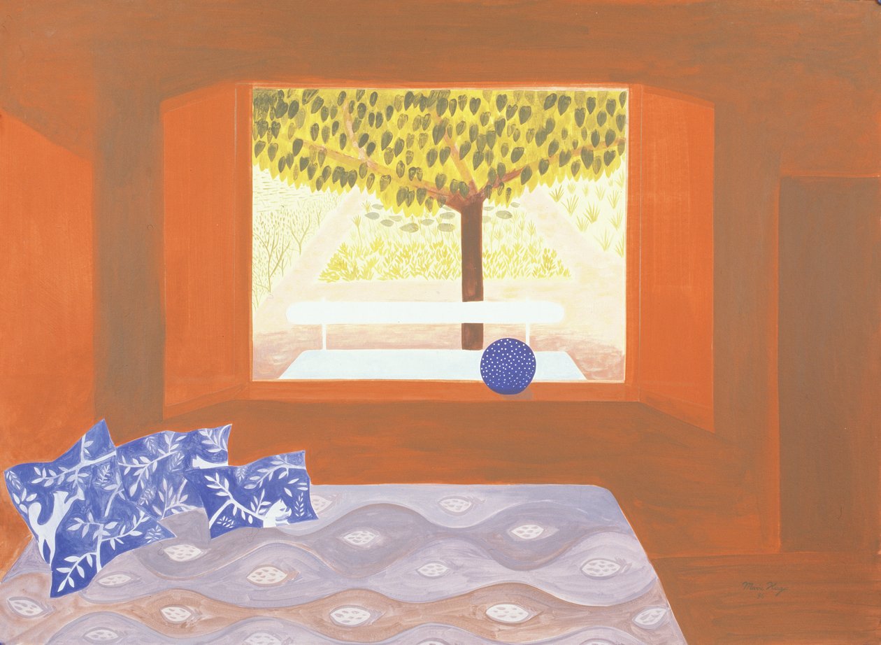 Das Atelierfenster, 1987 von Marie Hugo