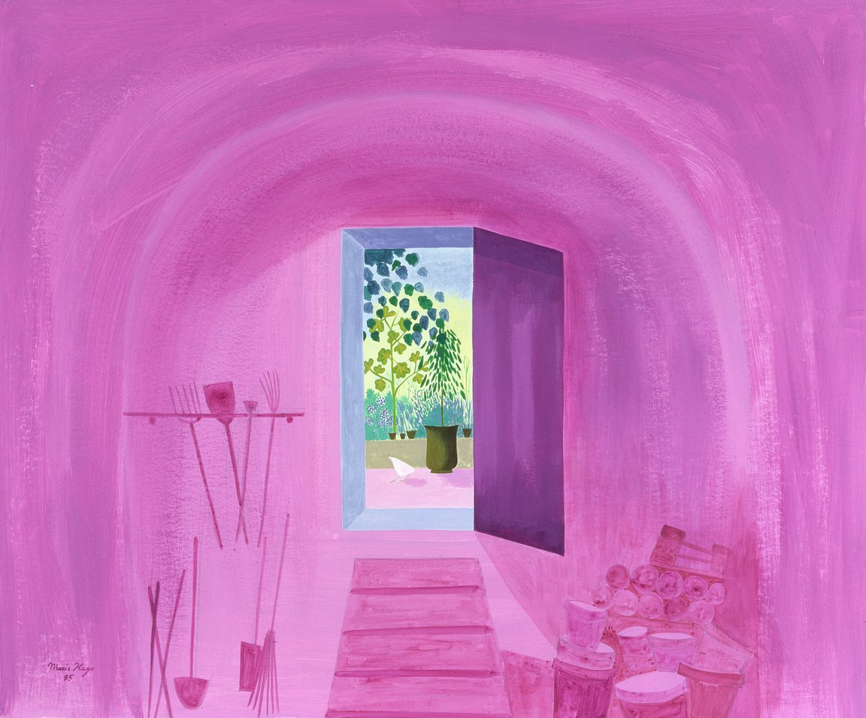 Das Werkzeugschuppen, 1986 von Marie Hugo