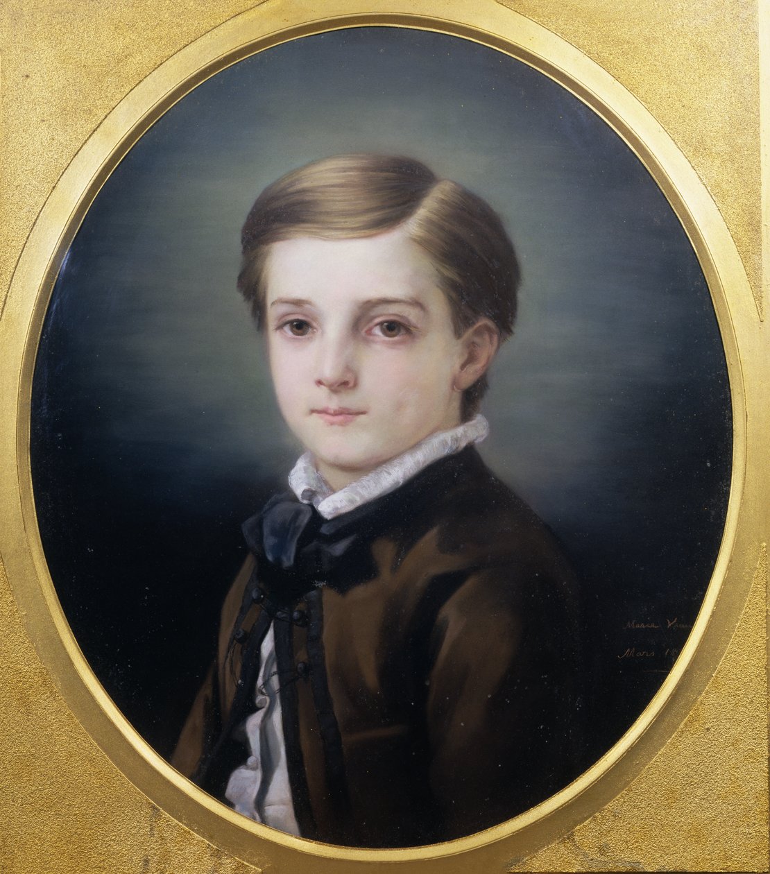 Porträt von Pierre Loti (1850-1923) von seiner Schwester, 1862 von Marie Viaud