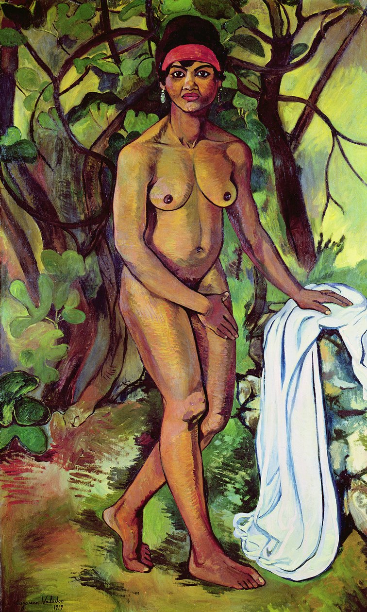Nackte schwarze Frau von Marie Clementine (Suzanne) Valadon